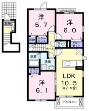 グランボナールⅣの間取り画像