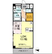 パルタージュの間取り画像