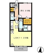 クレール野田の間取り画像