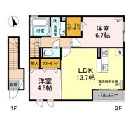 エムズ リリーの間取り画像