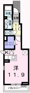 フレ シャルマン 河辺の間取り画像