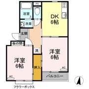 大川マンションの間取り画像