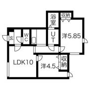 エリアウエストの間取り画像
