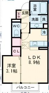 プルミエハヤシⅡの間取り画像