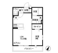 ヴェルドミールBの間取り画像