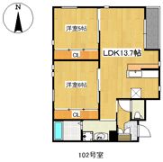 Grandticエルベ壽Ⅵの間取り画像