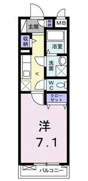 フレージュ山光の間取り画像