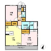 リビングゲートシティ Ⅱの間取り画像