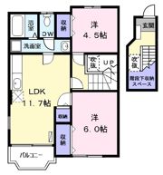 エルフェ－ヌの間取り画像