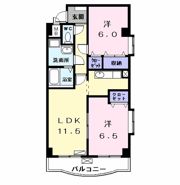ラヴィアンローズBの間取り画像