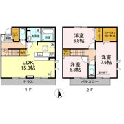 D-room豊浜 弐番館の間取り画像