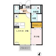 フロレスタ B棟の間取り画像