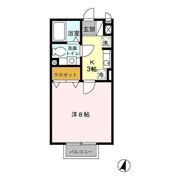 リベルテ豊田の間取り画像
