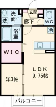 ミモザコートの間取り画像