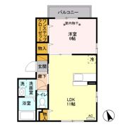 グランモアⅡの間取り画像
