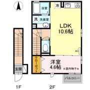 エスポワール住吉の間取り画像