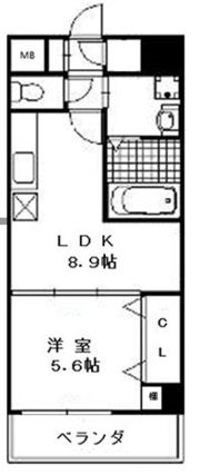 グローリア・ミオ・大野城の間取り画像