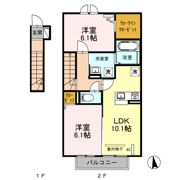 ボナール泉台 Bの間取り画像