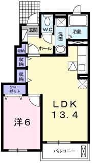 セルフィーユの間取り画像