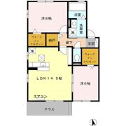 サンテラスガーデン Eの間取り画像