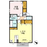 ヴューテラス Aの間取り画像