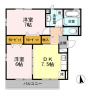 フィオーレ六月の間取り画像