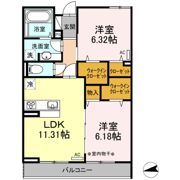 エルサンテの間取り画像