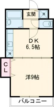 ツインズ旭Bの間取り画像