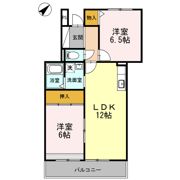 メルベーユ Mの間取り画像