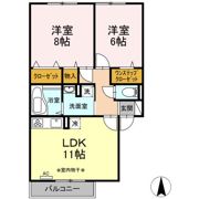 ラミアカーサお花茶屋の間取り画像