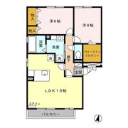 ウィスタリア Cの間取り画像