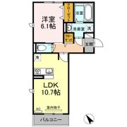 イオメール折尾 A棟の間取り画像