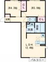 イオメール折尾 C棟の間取り画像
