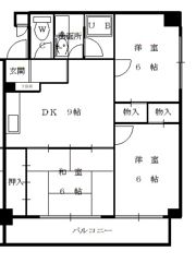 サンシティ第3ビルの間取り画像