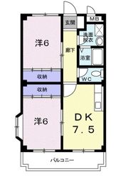 エルカーサ引野の間取り画像