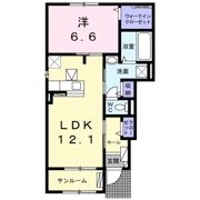 ミラ フォレストⅠの間取り画像