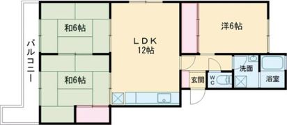 緑光苑マンションの間取り画像