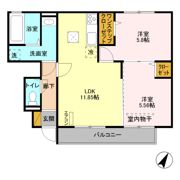ベルクレスト Ⅰの間取り画像