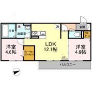 Claire court（ｸﾚｱｺｰﾄ）の間取り画像
