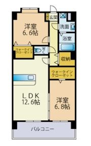 ルシオール次郎丸の間取り画像