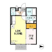 ロワジールⅢの間取り画像