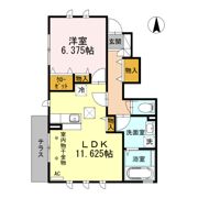 ビラージュ玉川学園 Aの間取り画像