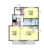 コモレビ大蔵 Bの間取り画像
