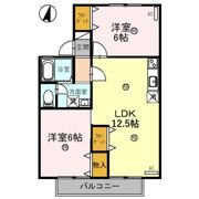 ジュネスヤマザキの間取り画像