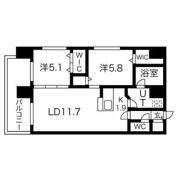MODENA円山(モデナ円山)の間取り画像