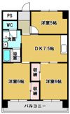 サニーサイド竹野の間取り画像