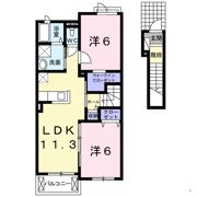 フェリ－チェ・カ－ロの間取り画像