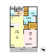 アプリコットガーデン Cの間取り画像