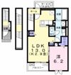 メゾン ド カルムの間取り画像