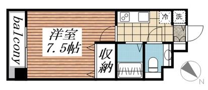 メゾン・ド・ヴィレ渋谷の間取り画像